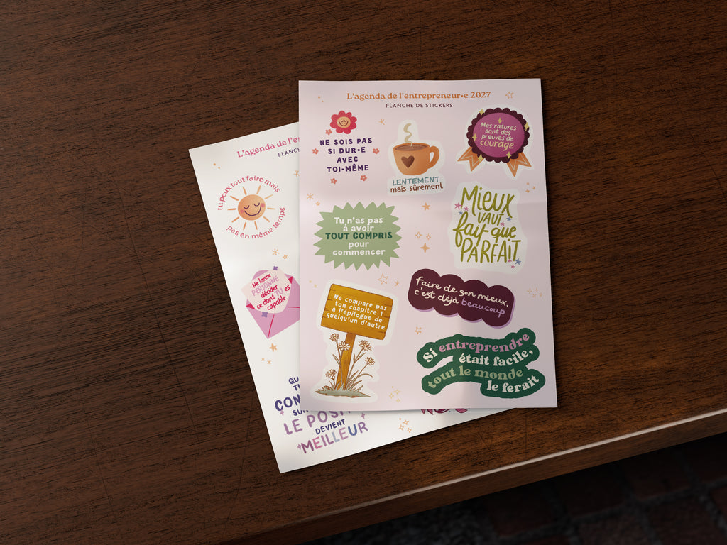 Le pack collector de l'agenda de l'entrepreneur•e